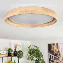 Luminaires Scandinaves-hofstein Tabernas Plafonnier LED Écru, Blanc, 1 lumière