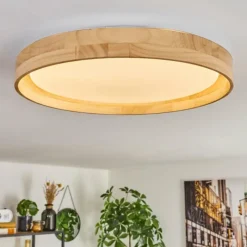 Luminaires Scandinaves-hofstein Tabernas Plafonnier LED Écru, Blanc, 1 lumière