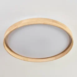 Luminaires Scandinaves-hofstein Tabernas Plafonnier LED Écru, Blanc, 1 lumière, Télécommandes