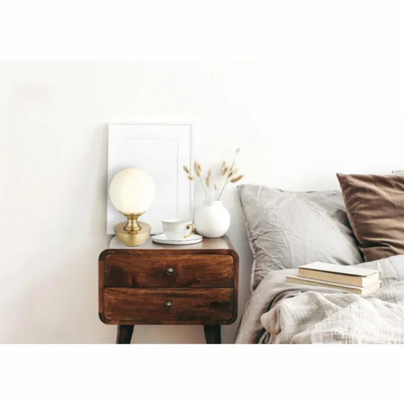 Luminaires Globo Lighting Tabina Lampe à poser LED Laiton, 1 lumière* Éclairage Led