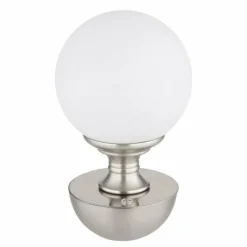 Luminaires Globo Lighting Tabina Lampe à poser LED Nickel mat, 1 lumière* Éclairage Led
