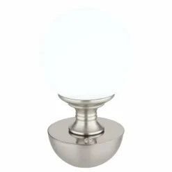 Luminaires Globo Lighting Tabina Lampe à poser LED Nickel mat, 1 lumière* Éclairage Led