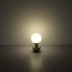 Luminaires Globo Lighting Tabina Lampe à poser LED Nickel mat, 1 lumière* Éclairage Led