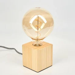 Luminaires Scandinaves-hofstein Tallsebo Lampe à poser Écru, 1 lumière