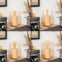 Luminaires Scandinaves-hofstein Tallsebo Lampe à poser Écru, 1 lumière