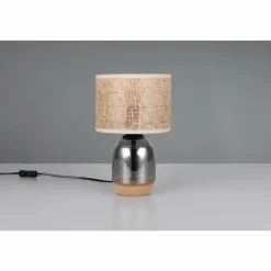 Luminaires Trio Tara Lampe à poser Chrome, 1 lumière