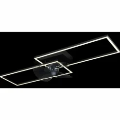 Luminaires Globo Lighting Tatjana Ventilateur de plafond lumineux LED Noir, 1 lumière, Télécommandes