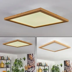 Luminaires Scandinaves-hofstein Tavlov Plafonnier, Panel LED Couleur bois, 1 lumière