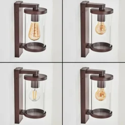 hofstein Telhada Luminaire extérieur, Lampe murale d´extérieur Rouille, 1 lumière