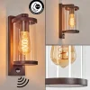 hofstein Telhada Luminaire extérieur, Lampe murale d´extérieur Rouille, 1 lumière, Détecteur de mouvement