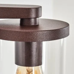 hofstein Telhada Luminaire extérieur, Lampe murale d´extérieur Rouille, 1 lumière, Détecteur de mouvement