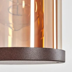 hofstein Telhada Luminaire extérieur, Lampe murale d´extérieur Rouille, 1 lumière, Détecteur de mouvement