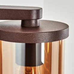 hofstein Telhada Luminaire extérieur, Lampe murale d´extérieur Rouille, 1 lumière, Détecteur de mouvement