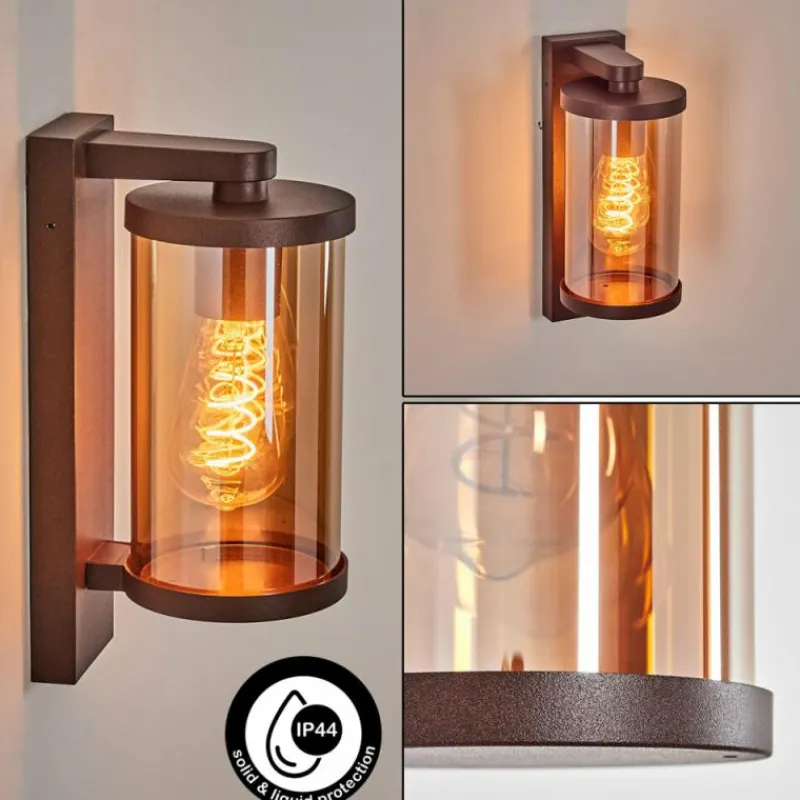 hofstein Telhada Luminaire extérieur, Lampe murale d´extérieur Rouille, 1 lumière