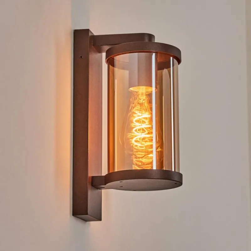hofstein Telhada Luminaire extérieur, Lampe murale d´extérieur Rouille, 1 lumière