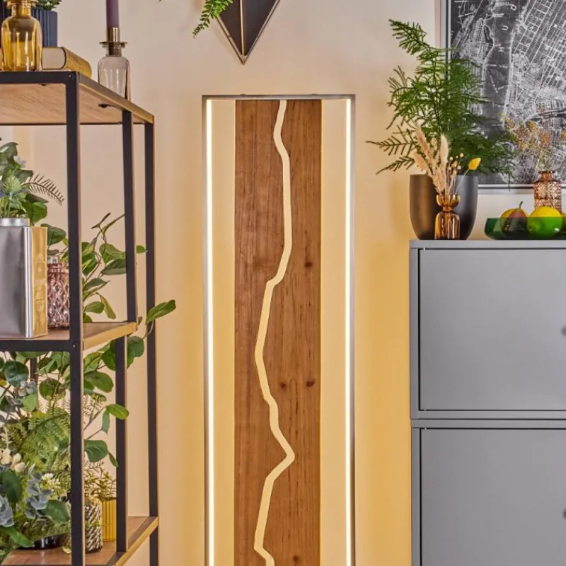 hofstein Terre Lampadaire LED Écru, Noir, Blanc, 1 lumière