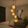 hofstein Tiambilibi Suspension Anthracite, 5 lumières
