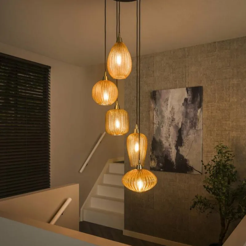 hofstein Tiambilibi Suspension Anthracite, 5 lumières