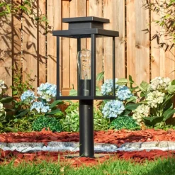 hofstein Tieva Borne lumineuse, Eclairage de chemin Noir, 1 lumière