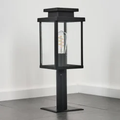 hofstein Tieva Borne lumineuse, Eclairage de chemin Noir, 1 lumière