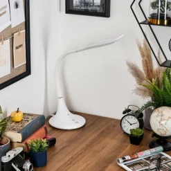 hofstein Toggerbo Lampe de bureau, Lampe à poser, Liseuse LED Blanc, 1 lumière
