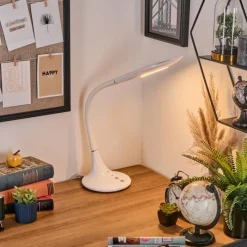 hofstein Toggerbo Lampe de bureau, Lampe à poser, Liseuse LED Blanc, 1 lumière