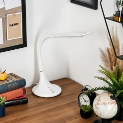 hofstein Toggerbo Lampe de bureau, Lampe à poser, Liseuse LED Blanc, 1 lumière