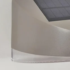 hofstein Tolerud Lampe murale d´extérieur LED Gris, Argenté, 1 lumière, Détecteur de mouvement