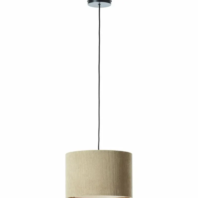 Lampes En Tissu-Luminaires Brilliant Tony Suspension Noir, 1 lumière