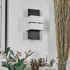 hofstein Tora Luminaire Up & Down, Applique murale LED Noir, 1 lumière