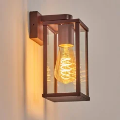 hofstein Tourega Lampe murale d´extérieur Rouille, 1 lumière