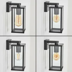 hofstein Tourega Lampe murale d´extérieur Noir, 1 lumière