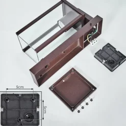 hofstein Tourega Lampe murale d´extérieur Rouille, 1 lumière