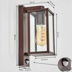 hofstein Tourega Lampe murale d´extérieur, 1 lumière