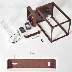 hofstein Trancozelos Lampe murale d´extérieur Rouille, 1 lumière