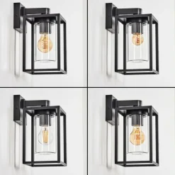 hofstein Trancozelos Lampe murale d´extérieur Noir, 1 lumière