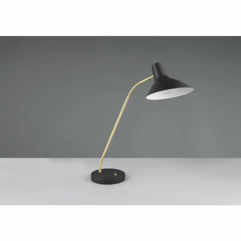 Lampes Dorées-Luminaires Trio Traveller Lampe à poser Noir doré, 1 lumière