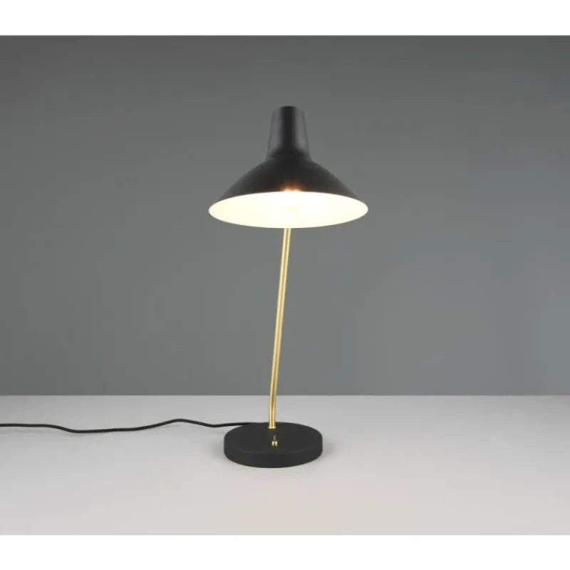 Lampes Dorées-Luminaires Trio Traveller Lampe à poser Noir doré, 1 lumière