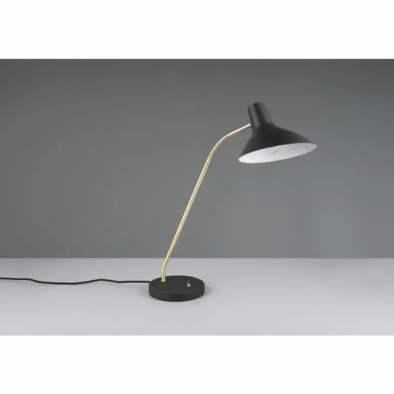 Lampes Dorées-Luminaires Trio Traveller Lampe à poser Noir doré, 1 lumière