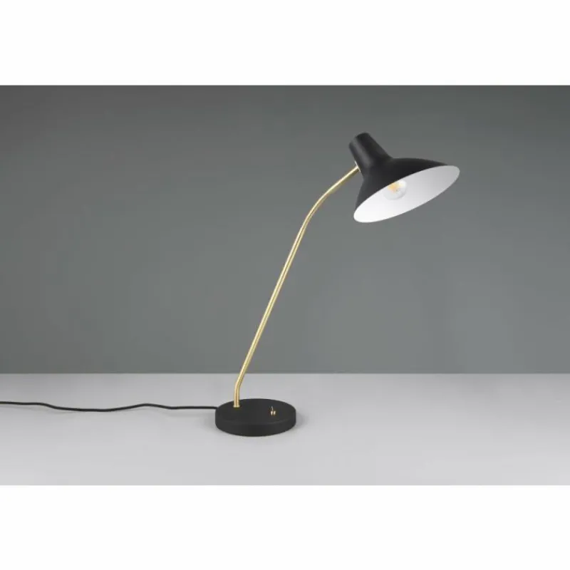 Lampes Dorées-Luminaires Trio Traveller Lampe à poser Noir doré, 1 lumière