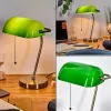 hofstein Tremoceira Lampe de banquier, Lampe de bureau, Lampe à poser Vieux laiton, 1 lumière