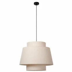 Lampes En Tissu-Luminaires Lucide TRIBUTE Suspension Noir, 1 lumière