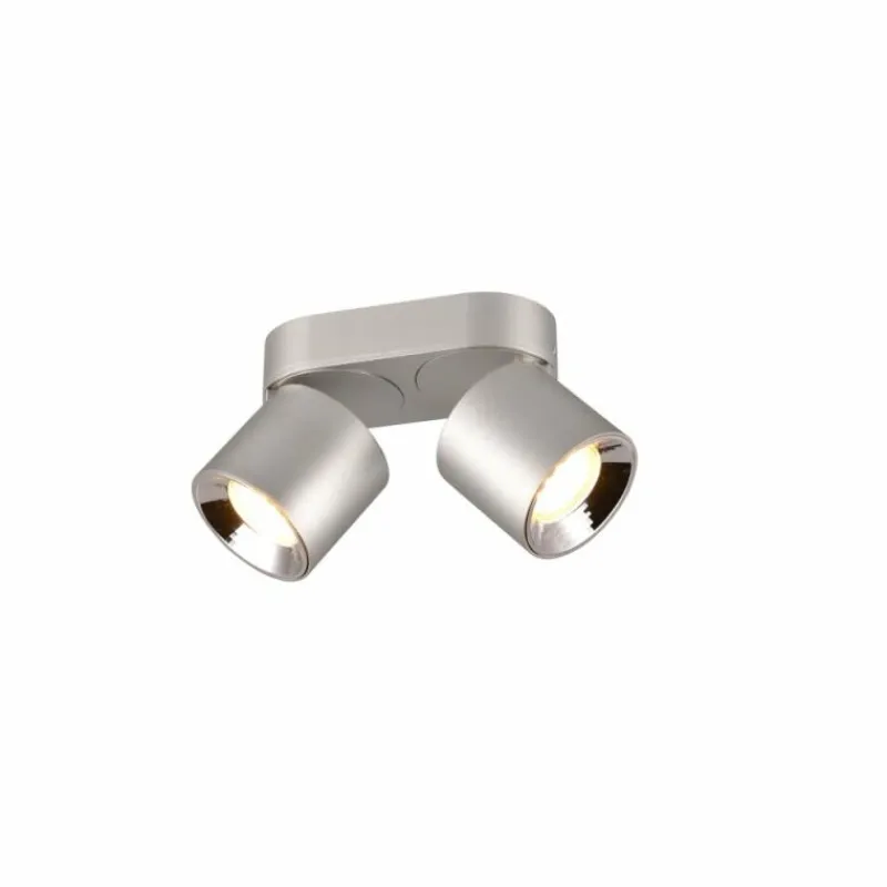 Luminaires Trio Trio GUAYANA Plafonnier Nickel mat, 2 lumières* Spots Et Projecteurs