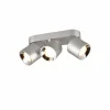 Luminaires Trio Trio GUAYANA Plafonnier Nickel mat, 3 lumières* Spots Et Projecteurs