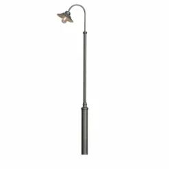 Luminaires Konstsmide Tête de lampadaire extérieur Konstsmide Vega Noir, 1 lumière