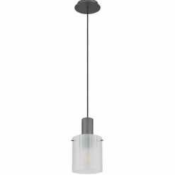 Luminaires Globo Lighting Tulivar Suspension Gris, 1 lumière