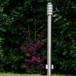 hofstein Tunes Eclairage de chemin Acier inoxydable, 1 lumière