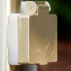 hofstein Tunes Lampadaire, Eclairage de chemin Acier inoxydable, 1 lumière