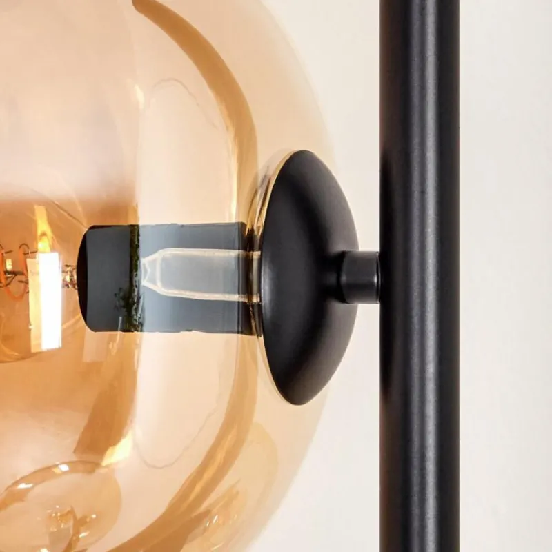 hofstein Tureby Lampadaire Ambre, 3 lumières