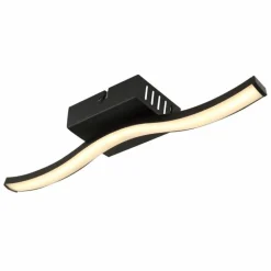 Luminaires Globo Lighting Tyler Plafonnier LED Noir, 1 lumière* Éclairage Led